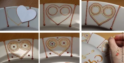 Розписуємо сувенірну тарілку - ярмарок майстрів - ручна робота, handmade (контур по склу) Розписуємо сувенірну тарілку - ярмарок майстрів - ручна робота, handmade