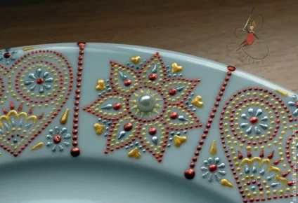 Розписуємо сувенірну тарілку - ярмарок майстрів - ручна робота, handmade (весілля) Розписуємо сувенірну тарілку - ярмарок майстрів - ручна робота, handmade