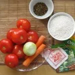 Рецепт супу харчо з картоплею і рисом етапи і компоненти ~