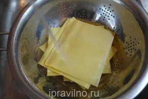 Рецепт лазаньї зі сметаною і кефіром