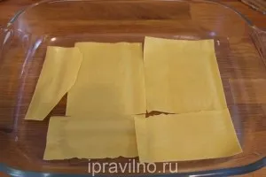 Рецепт лазаньї зі сметаною і кефіром