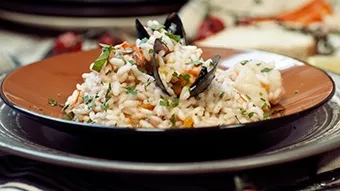 Різотто з морепродуктами рецепти