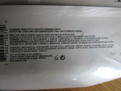 Серветки для зняття макіяжу від mac wipes lingettes demaquillantes відгуки (серветки) Серветки для зняття макіяжу від mac wipes lingettes demaquillantes відгуки