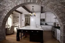 Зробити арку на кухню своїми руками, арка між кухнею та вітальні, види, монтаж, фото, відео,