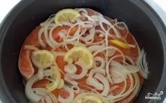 Сьомга з картоплею в мультиварці - покроковий рецепт з фото - для мультиварки (мультиварці) Сьомга з картоплею в мультиварці - покроковий рецепт з фото - для мультиварки