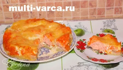 Сьомга, запечена з картоплею в мультиварці (мультиварці) Сьомга, запечена з картоплею в мультиварці