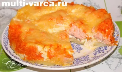 Сьомга, запечена з картоплею в мультиварці (як приготувати) Сьомга, запечена з картоплею в мультиварці