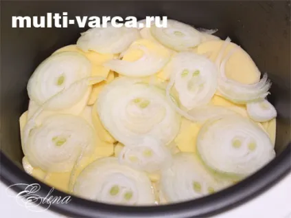 Сьомга, запечена з картоплею в мультиварці (мультиварка) Сьомга, запечена з картоплею в мультиварці