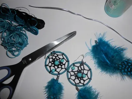 Сережки ловці снів, ok-handmade