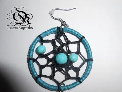 Сережки ловці снів, ok-handmade