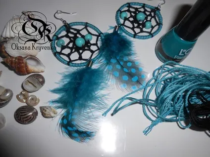 Сережки ловці снів, ok-handmade