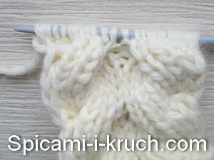 Шарф-коса спицями схема опис (схема) Шарф-коса спицями схема опис