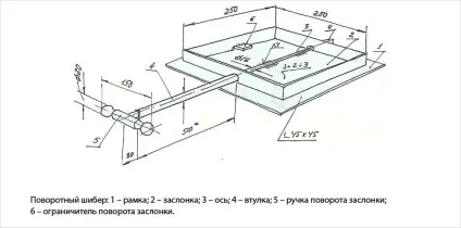 Шиберна заслінка для димоходу - робимо шиберні заслінку (робимо) Шиберна заслінка для димоходу - робимо шиберні заслінку