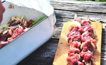 Шашлик зі свинячої шиї маринади, рецепти з фото, калорійність (калорійність) Шашлик зі свинячої шиї маринади, рецепти з фото, калорійність