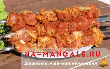 Шашлик зі свинячої шийки - маринад і рецепт з фото (маринад) Шашлик зі свинячої шийки - маринад і рецепт з фото
