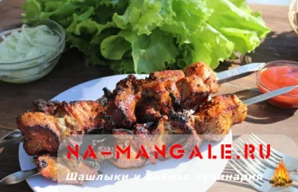 Шашлик зі свинячої шийки - маринад і рецепт з фото (маринад) Шашлик зі свинячої шийки - маринад і рецепт з фото