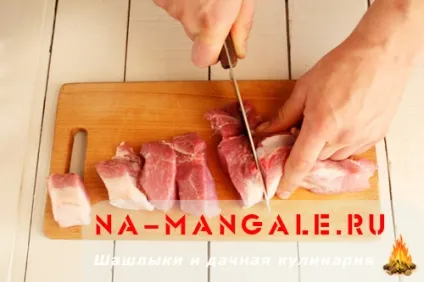 Шашлик зі свинячої шийки - маринад і рецепт з фото (маринад) Шашлик зі свинячої шийки - маринад і рецепт з фото