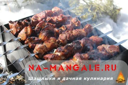Шашлик зі свинячої шийки - маринад і рецепт з фото (шийки) Шашлик зі свинячої шийки - маринад і рецепт з фото