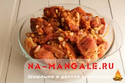 Шашлик зі свинячої шийки - маринад і рецепт з фото (шашлик) Шашлик зі свинячої шийки - маринад і рецепт з фото