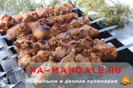 Шашлик зі свинячої шийки - маринад і рецепт з фото (маринад) Шашлик зі свинячої шийки - маринад і рецепт з фото