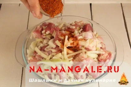 Шашлик зі свинячої шийки - маринад і рецепт з фото (шашлик) Шашлик зі свинячої шийки - маринад і рецепт з фото