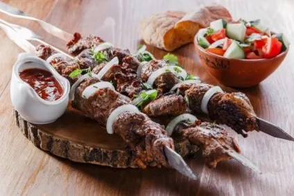 Шашлик по-грузинськи (зі свинини, баранини) і соуси рецепти (шашлик по грузинськи) Шашлик по-грузинськи (зі свинини, баранини) і соуси рецепти