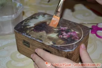 Шкатулка в стилі вінтаж, майстер-клас своїми руками (шкатулка) Шкатулка в стилі вінтаж, майстер-клас своїми руками