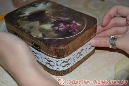 Шкатулка в стилі вінтаж, майстер-клас своїми руками (своїми) Шкатулка в стилі вінтаж, майстер-клас своїми руками