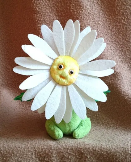 Шиємо милу ромашку-тедді - ярмарок майстрів - ручна робота, handmade (диск закручуємо вусики) Шиємо милу ромашку-тедді - ярмарок майстрів - ручна робота, handmade