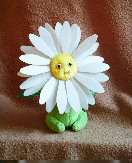 Шиємо милу ромашку-тедді - ярмарок майстрів - ручна робота, handmade (плюш) Шиємо милу ромашку-тедді - ярмарок майстрів - ручна робота, handmade