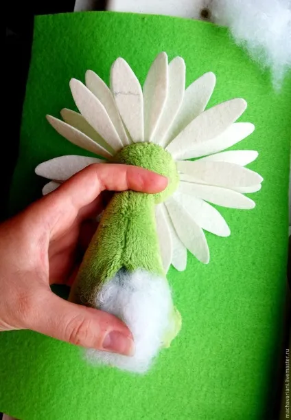 Шиємо милу ромашку-тедді - ярмарок майстрів - ручна робота, handmade (фетр) Шиємо милу ромашку-тедді - ярмарок майстрів - ручна робота, handmade