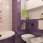 Бузкова та фіолетова ванна кімната дизайн і фото плитки (дизайн) Бузкова та фіолетова ванна кімната дизайн і фото плитки