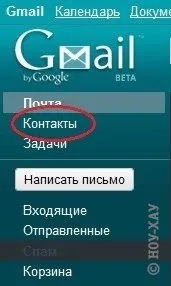 Синхронізація контактів у iphone