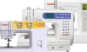 Швейні машинки janome як вибрати кращу модель