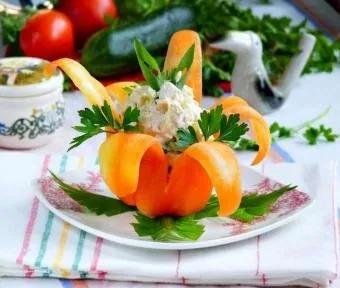 Ситний салат з вешенками - смачний рецепт з покроковими фото (вешенками) Ситний салат з вешенками - смачний рецепт з покроковими фото