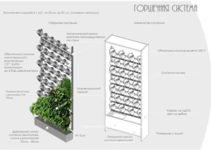 Системи вертикального озеленення, летостудія (вертикального) Системи вертикального озеленення, летостудія