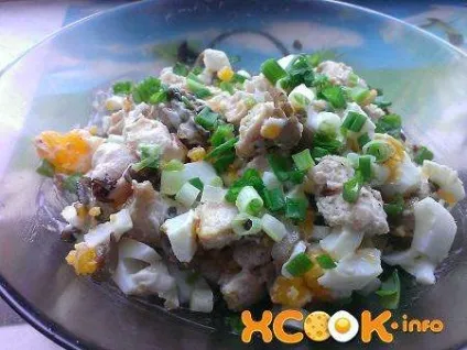 Ситний салат з вешенками - смачний рецепт з покроковими фото (рецепт) Ситний салат з вешенками - смачний рецепт з покроковими фото