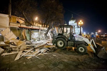 Знесення торгових павільйонів в москві, фото новини (знесення) Знесення торгових павільйонів в москві, фото новини