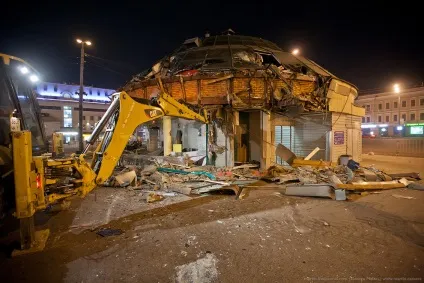 Знесення торгових павільйонів в москві, фото новини (москві) Знесення торгових павільйонів в москві, фото новини