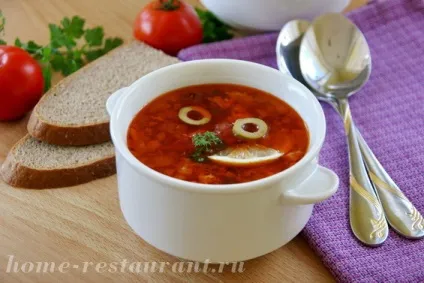 Солянка збірна м'ясна класична покроковий рецепт з фото (класична) Солянка збірна м'ясна класична покроковий рецепт з фото