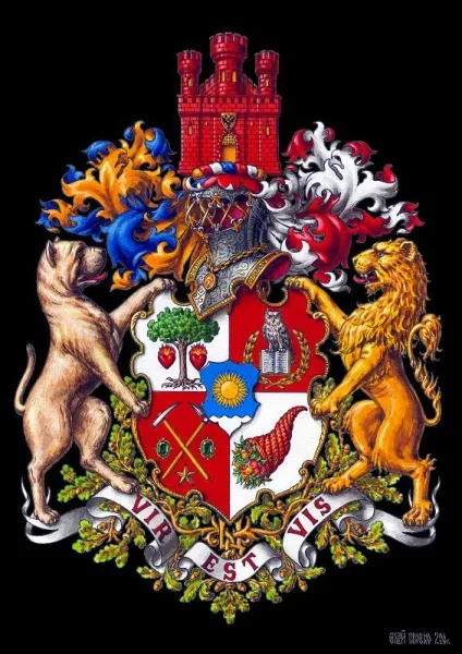 Сучасні фамільні герби (painting) Сучасні фамільні герби