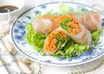 Спрінг-роли з куркою, рецепт з фото крок за кроком (масло) Спрінг-роли з куркою, рецепт з фото крок за кроком