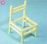 Стіл і стільці з сірників (показано малюнку нижче) Стіл і стільці з сірників
