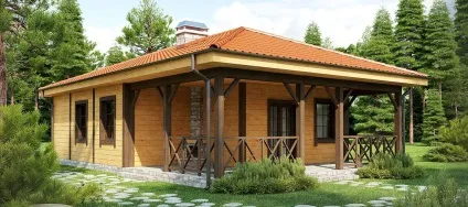 Будівництво будинків з бруса і колоди (будинки з колоди і бруса під ключ в Житомирі) Будівництво будинків з бруса і колоди