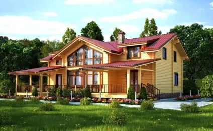 Будівництво будинків з бруса і колоди (будинки з колоди і бруса під ключ в Житомирі) Будівництво будинків з бруса і колоди