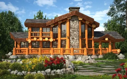 Будівництво будинків з бруса і колоди (будинки з колоди і бруса під ключ в Житомирі) Будівництво будинків з бруса і колоди