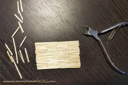 Стіл із сірників, просто падлюка