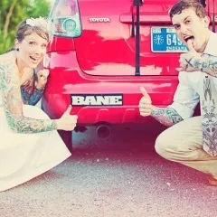 Весільні фото татуйованих людей (весільні) Весільні фото татуйованих людей