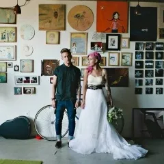 Весільні фото татуйованих людей (татуйованих) Весільні фото татуйованих людей