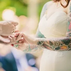 Весільні фото татуйованих людей (людей) Весільні фото татуйованих людей